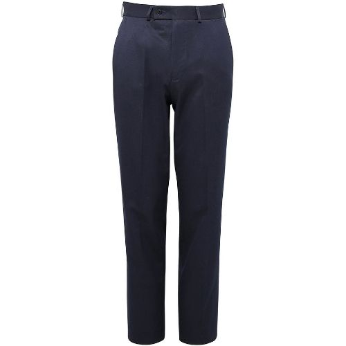Brook Taverner Apollo Flat Front Trousers Navy